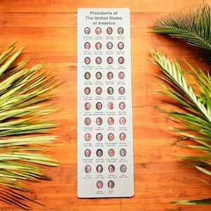 History Channel Club U.S. Presidents Paper Bookmark – We The People